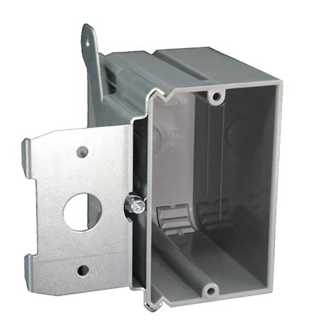 1 electrical box|single gang adjustable outlet box.